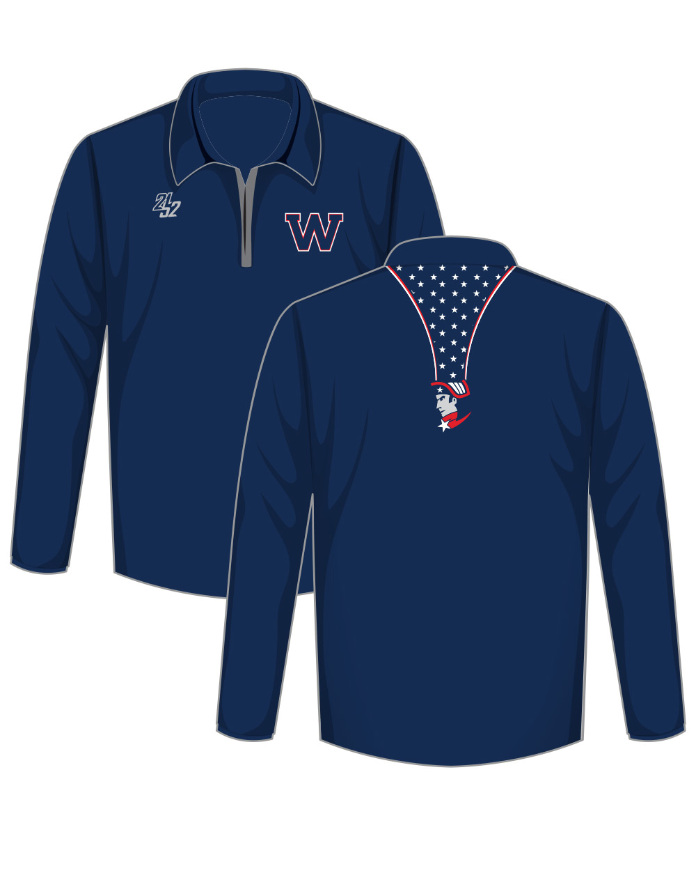 Washington Quarter Zip 2152 Gear By RBrad washington-quarter-zip-2152-gear-by-rbrad